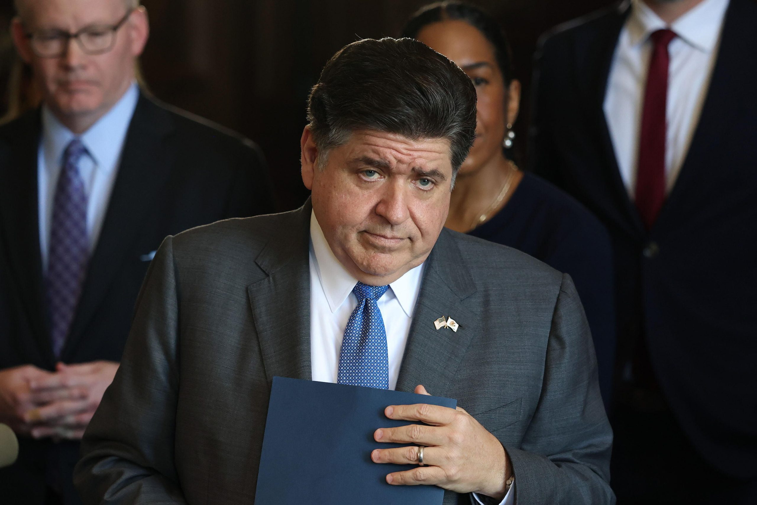 Das Bild zeigt den Gouverneur von Illinois