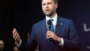 Ein Bild zeigt J.D. Vance