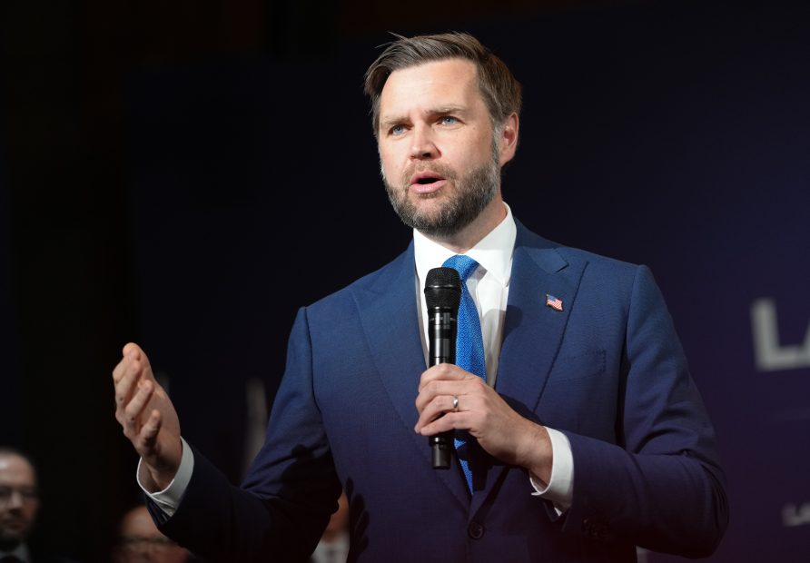 Ein Bild zeigt J.D. Vance