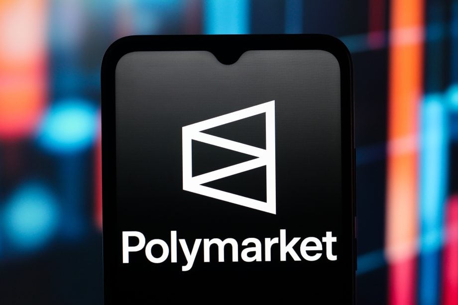 Das Bild zeigt das Polymarket-Logo