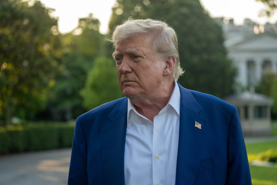 Das Bild zeigt Donald Trump