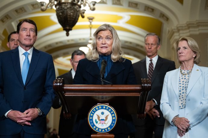 Das Bild zeigt US-Senatorin Cynthia Lummis