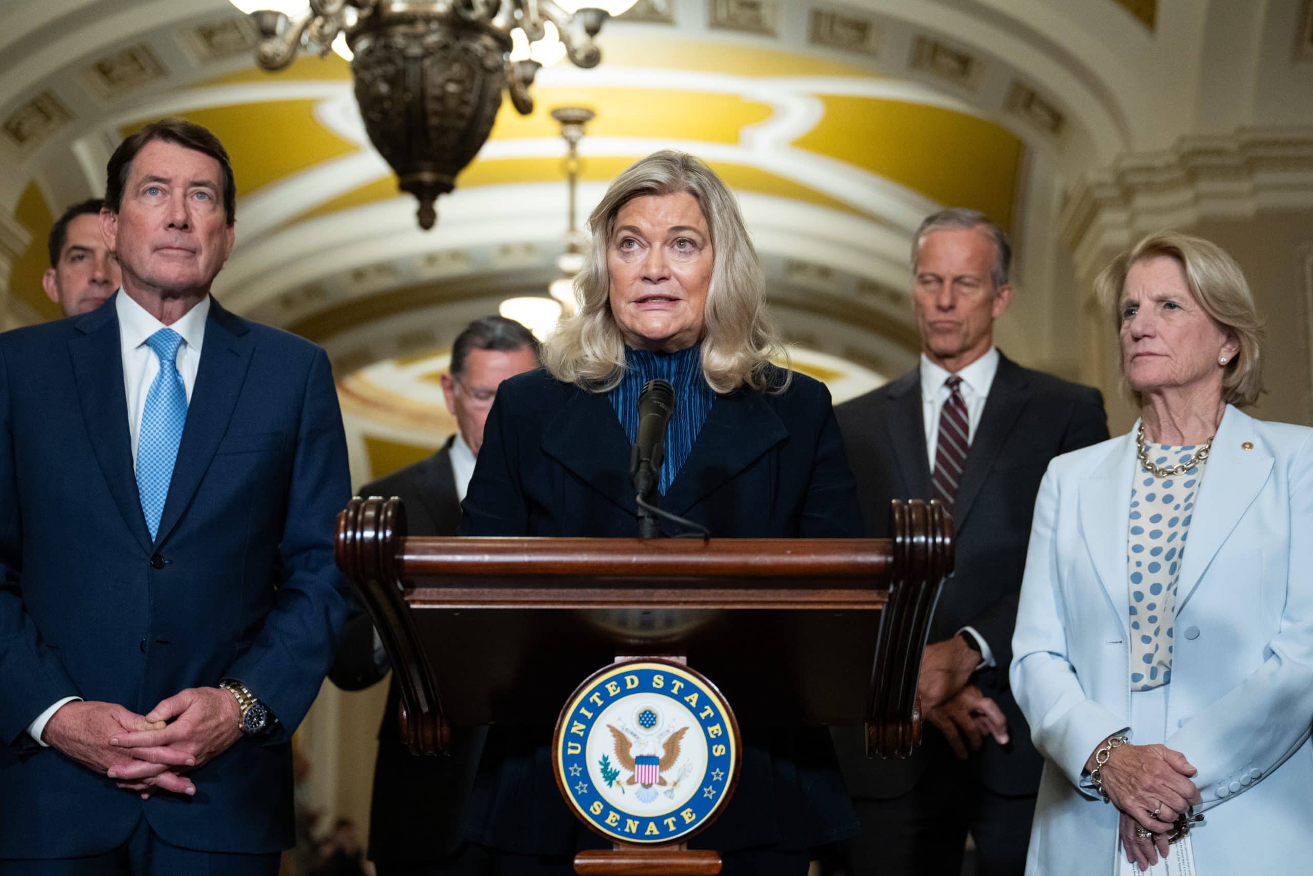 Das Bild zeigt US-Senatorin Cynthia Lummis