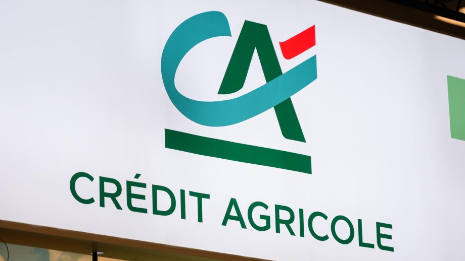 Das Bild zeigt das Logo der französischen Bank Crédit Agricole