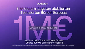 Ein Aufmacherbild von Kraken. Darauf ist der Gewinn von 1 Mio € zu sehen.