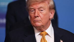 Das Bild zeigt Donald Trump