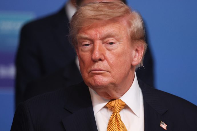 Das Bild zeigt Donald Trump