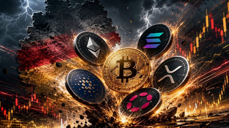 Krypto-Coins in deutschen Portfolios Bitcoin und andere Krypto-Münzen