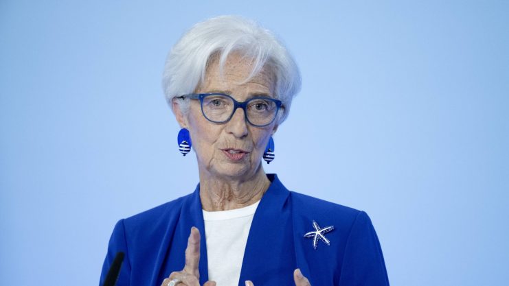 Das Bild zeigt Christine Lagarde