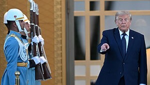 Das Bild zeigt Donald Trump