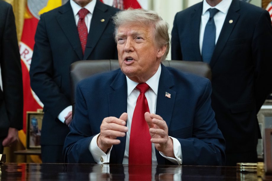 Das Bild zeigt US-Präsident Donald Trump