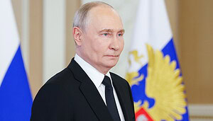 Das Bild zeigt Wladimir Putin