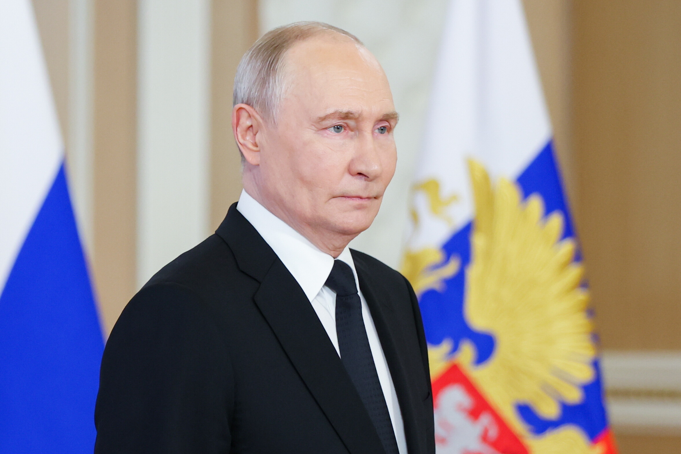 Das Bild zeigt Wladimir Putin