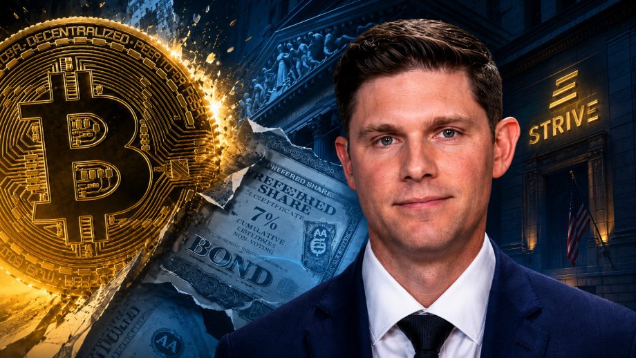 Jeff Walton vor Bitcoin-Hintergrund