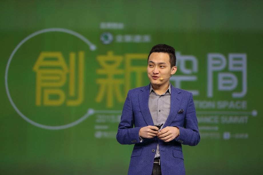 Das Bild zeigt Justin Sun, den Gründer von TRON