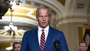 Das Bild zeigt Mehrheitsführer John Thune.