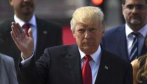 Das Bild zeigt Donald Trump
