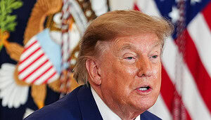 Das Bild zeigt den US-Präsidenten Donald Trump.