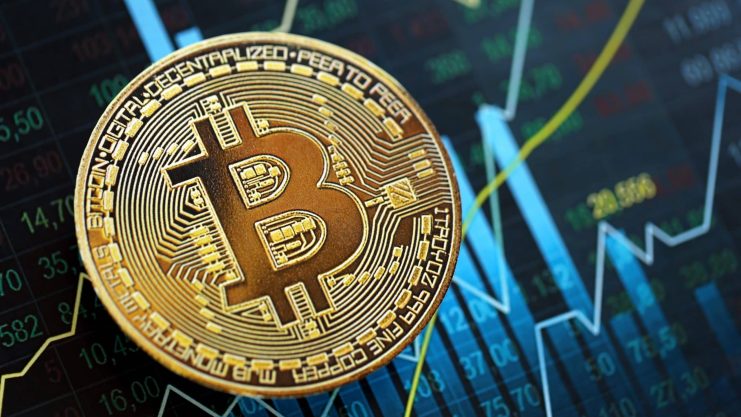 Bitcoin-Münze