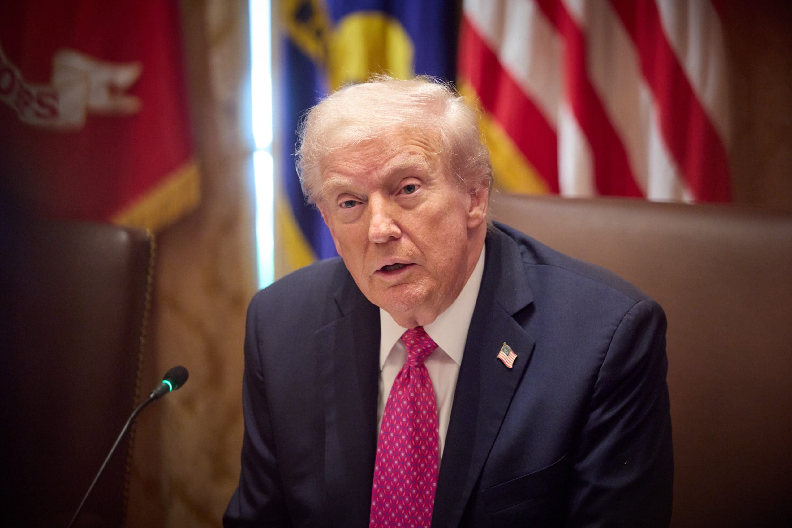 Das Bild zeigt Donald Trump