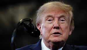 Das Bild zeigt Donald Trump