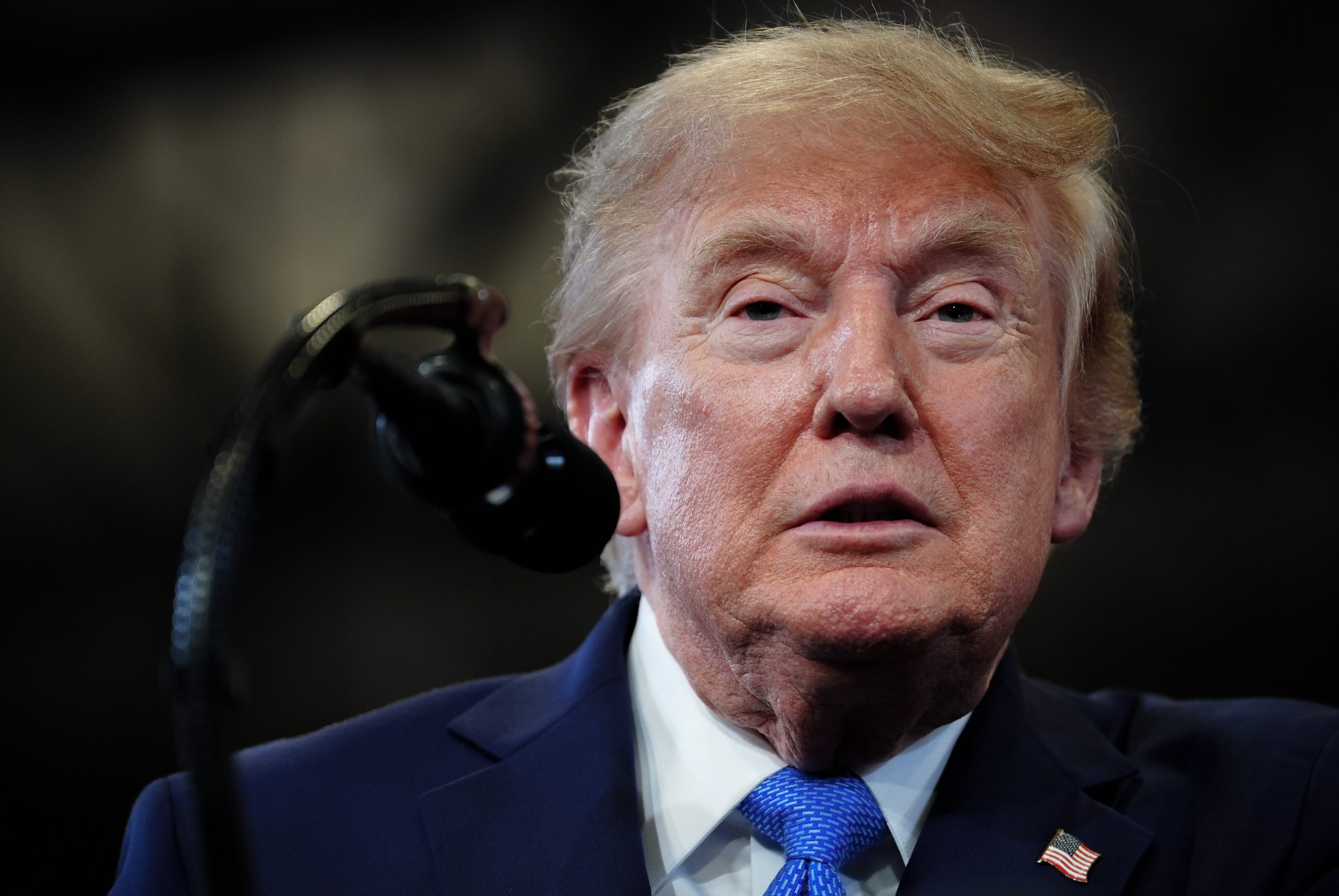 Das Bild zeigt Donald Trump