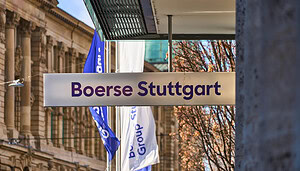 Das Bild zeigt das Logo der Boerse Stuttgart