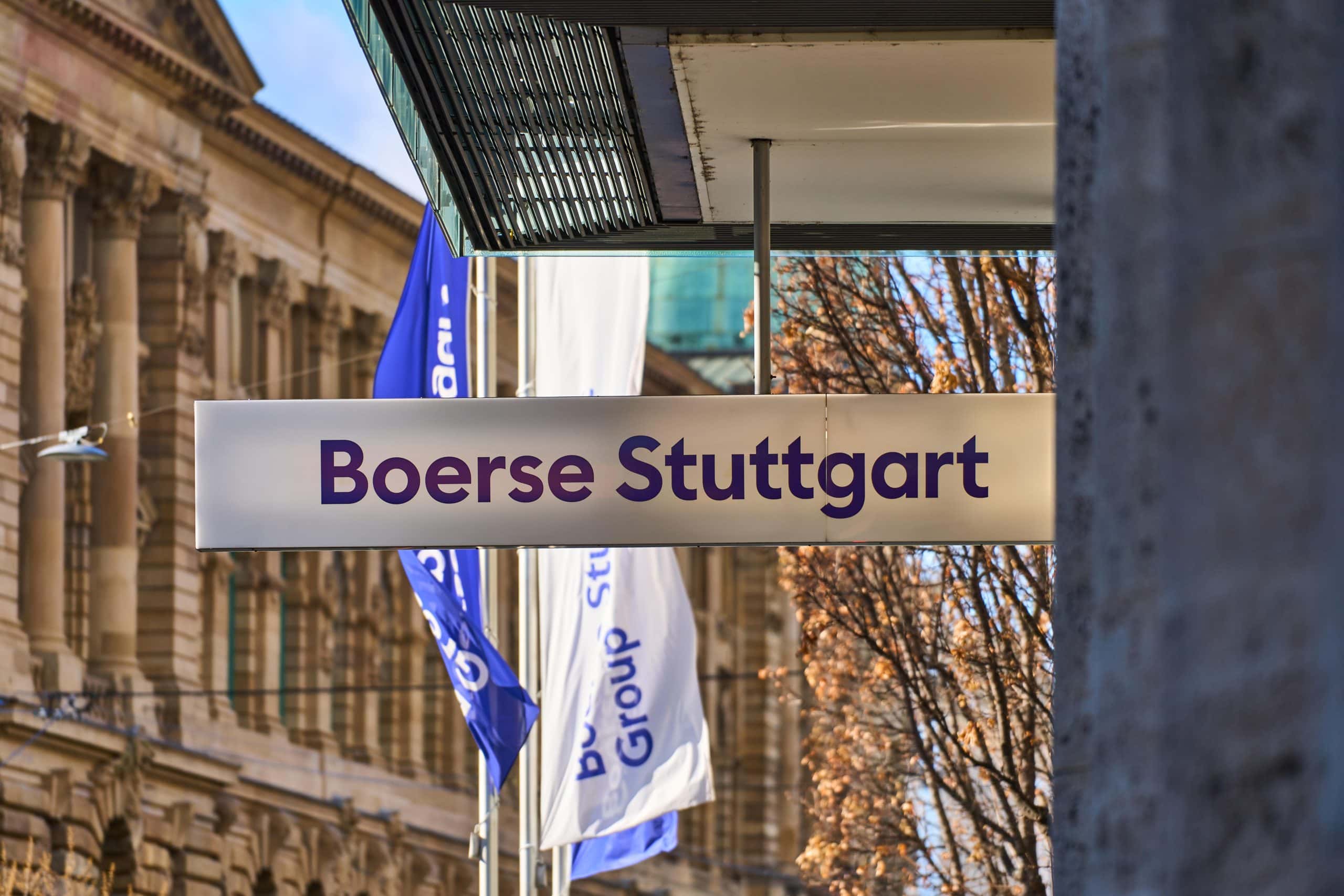 Das Bild zeigt das Logo der Boerse Stuttgart