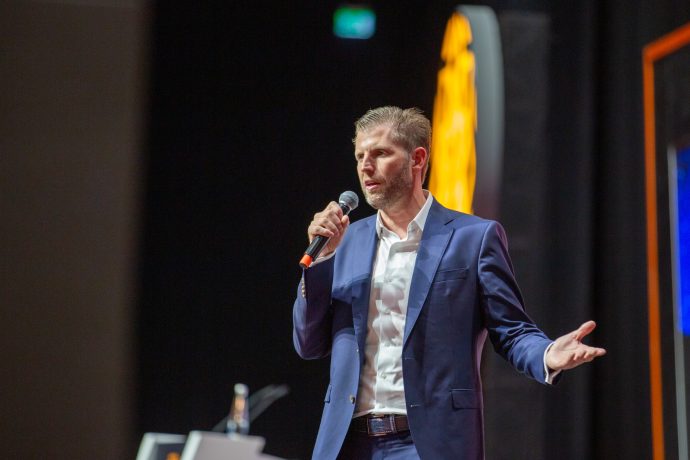 Das Bild zeigt Eric Trump