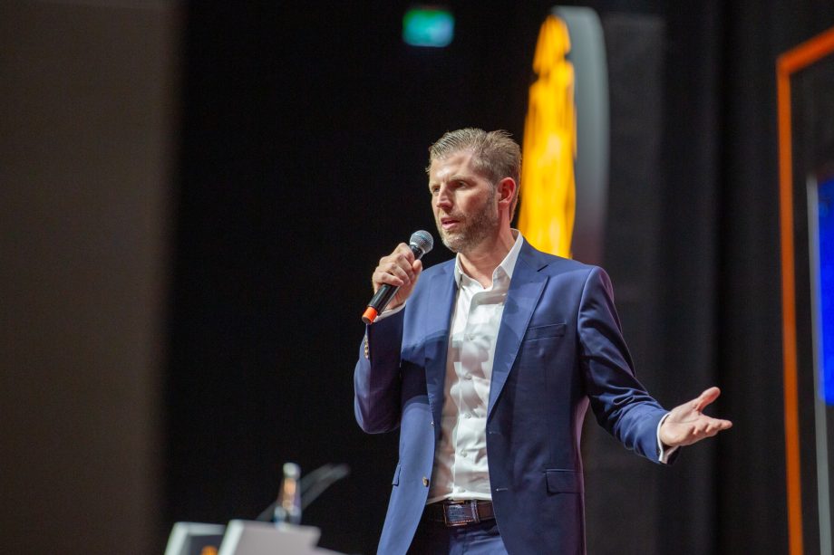 Das Bild zeigt Eric Trump