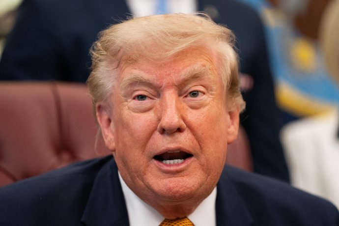 Das Bild zeigt US-Präsident Donald Trump