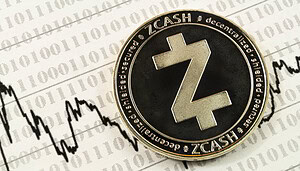 Das Bild zeigt eine Zcash-Münze