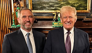 Brad Garlinghouse und Donald Trump
