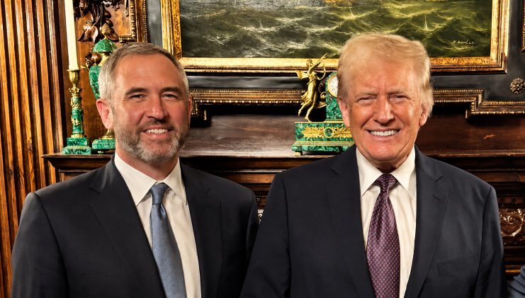 Brad Garlinghouse und Donald Trump