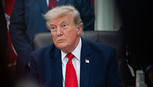 Bild zeigt Donald Trump in der Frontalansicht