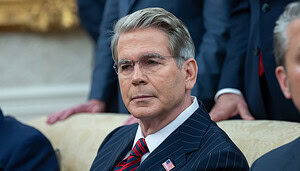US-Finanzminister Scott Bessent im Oval Office.
