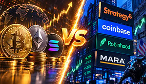 Krypto Aktien vs. Coins