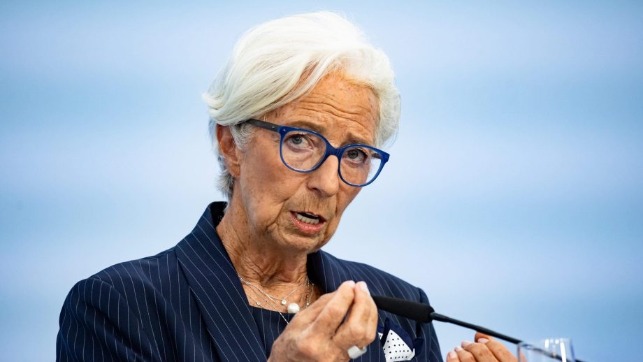 Das Bild zeigt Christine Lagarde