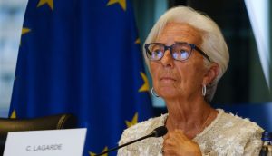 Das Bild zeigt Christine Lagarde.