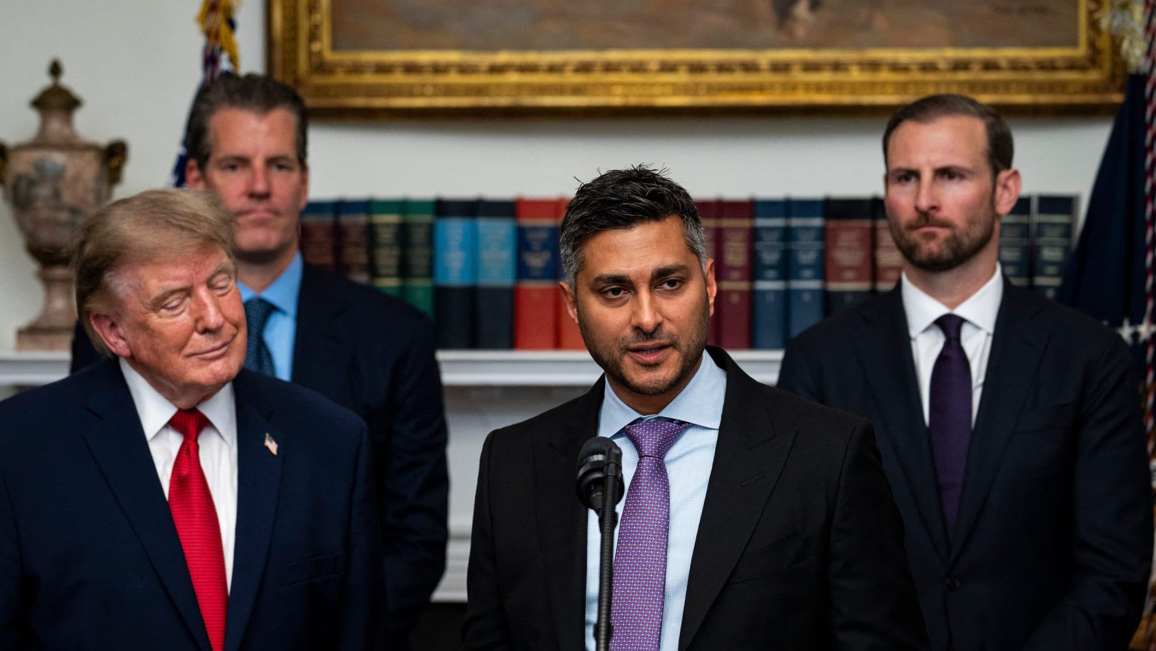 Arjun Sethi, Trump und zwei weitere Krypto-Größen