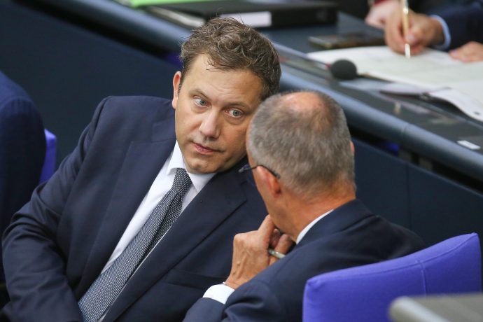 Lars Klingbeil und Friedrich Merz