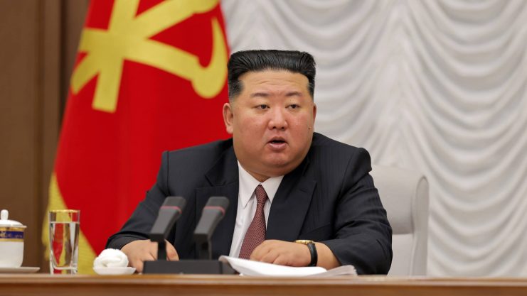 Krypto-Kriminalität scheint weltweit zuzunehmen Das Bild zeigt Kim Jong-un