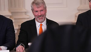 Strategy-Gründer Michael Saylor beim Krypto-Gipfel im Weißen Haus
