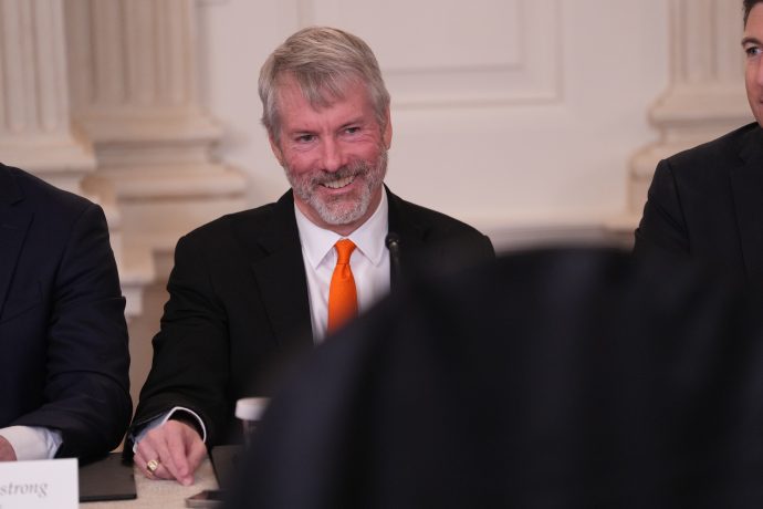 Strategy-Gründer Michael Saylor beim Krypto-Gipfel im Weißen Haus