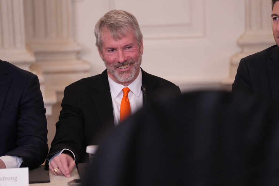 Strategy-Gründer Michael Saylor beim Krypto-Gipfel im Weißen Haus