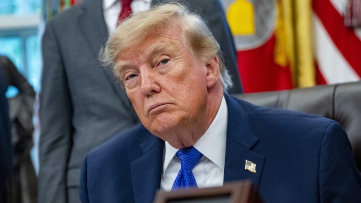 Das Bild zeigt Donald Trump