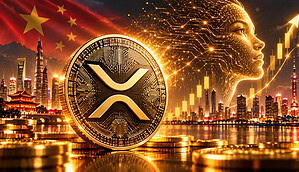 XRP-Münze und China-Symbolik