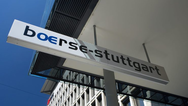 Das Bild zeigt das Logo der Boerse Stuttgart