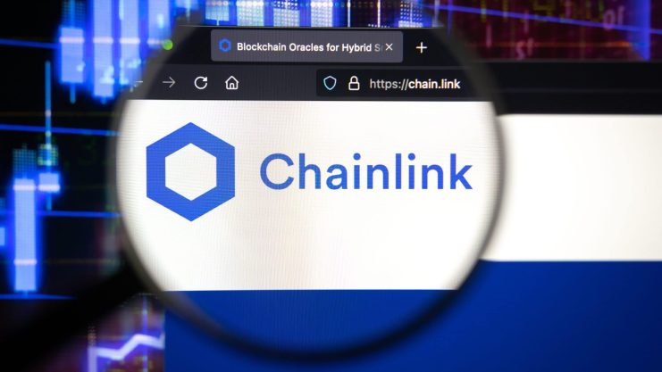 Wird der Deal den LINK-Kurs beflügeln? Das Bild zeigt das Chainlink-Logo