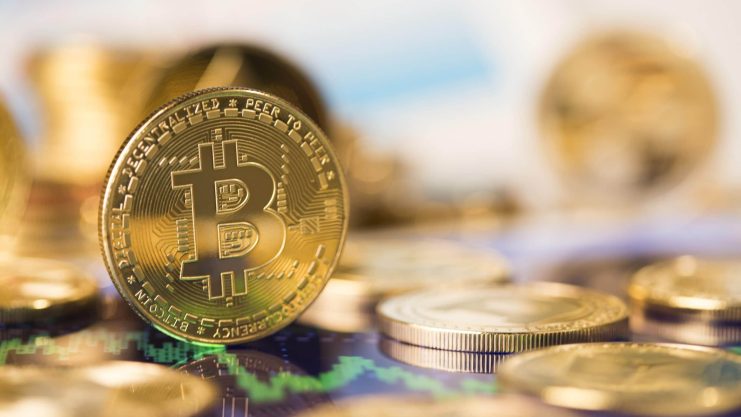 Wann wird Bitcoin wieder die 100.000 US-Dollar erreichen? Das Bild zeigt eine Bitcoin-Münze